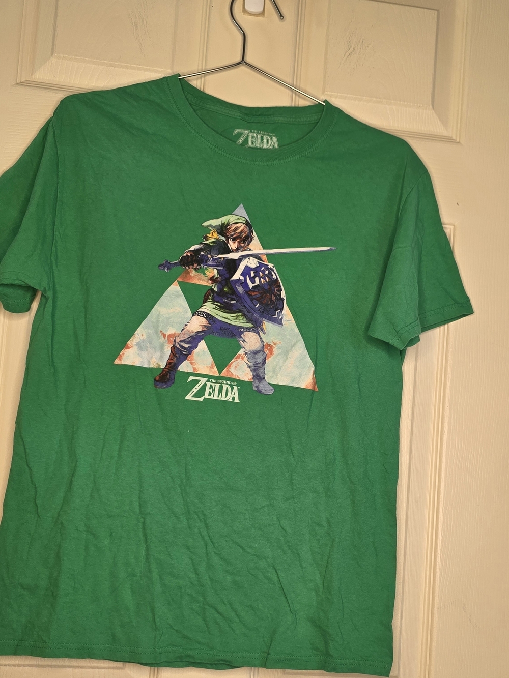 The Legend of Zelda Green Graphic Short Sleeve Tee
